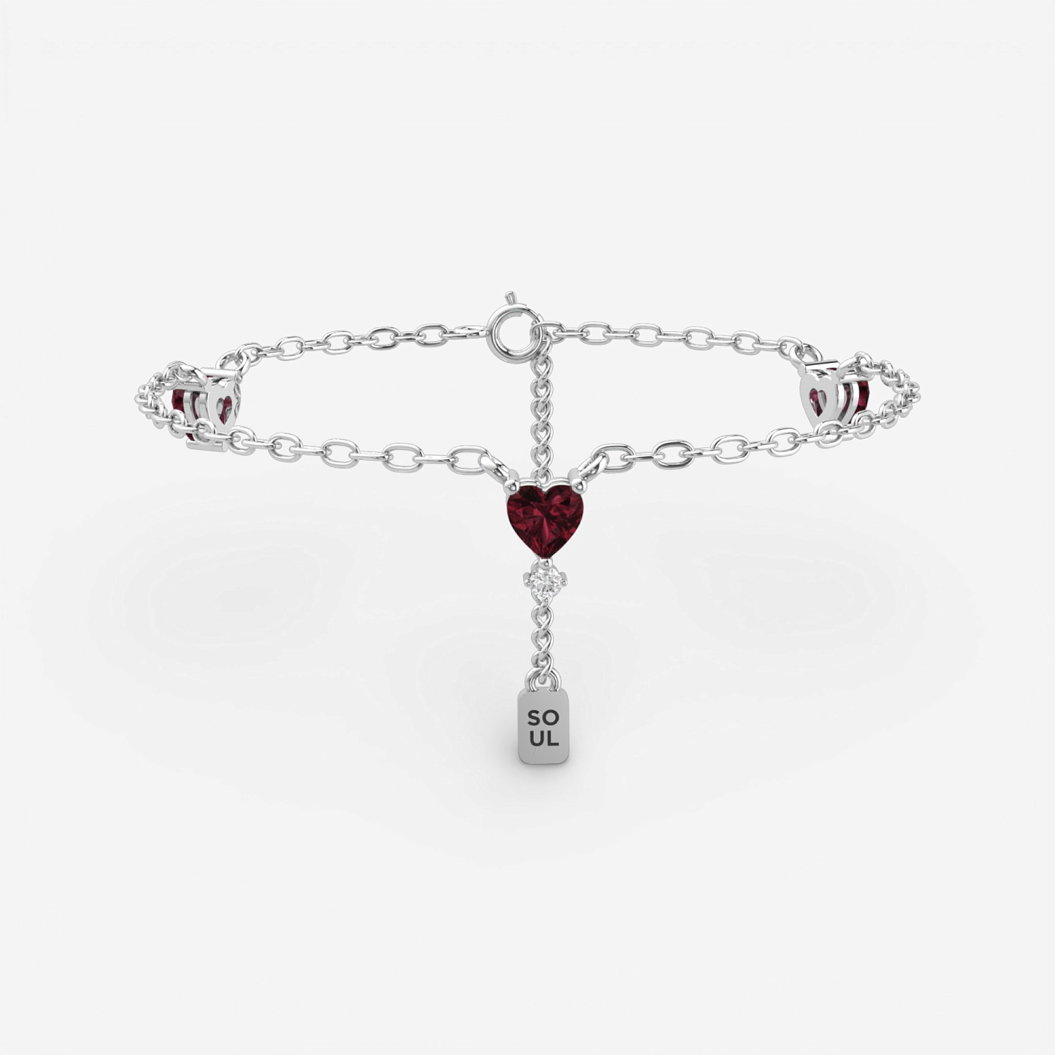 02-00-0746 Браслет "Queen Love" (Ag 925)-1