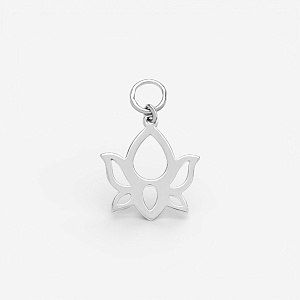 04-00-0437 Подвеска на серьгу Lotus (Ag 925)-1