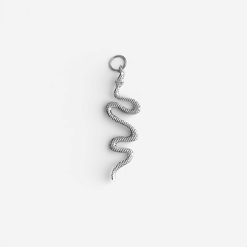 04-00-0398 Подвеска на серьгу Snake (правая) (Ag 925)