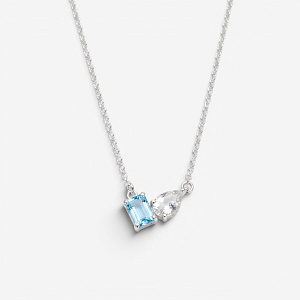 09-00-0127 Колье "Amulette d'amour" (Ag 925)-1